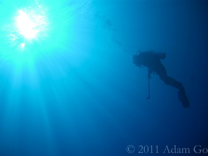 alan underwater in Guam