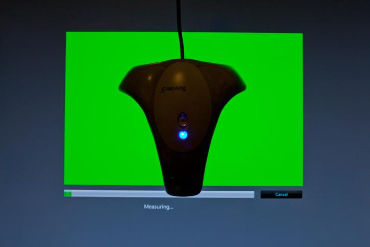Spyder 3 measuring my monitors color